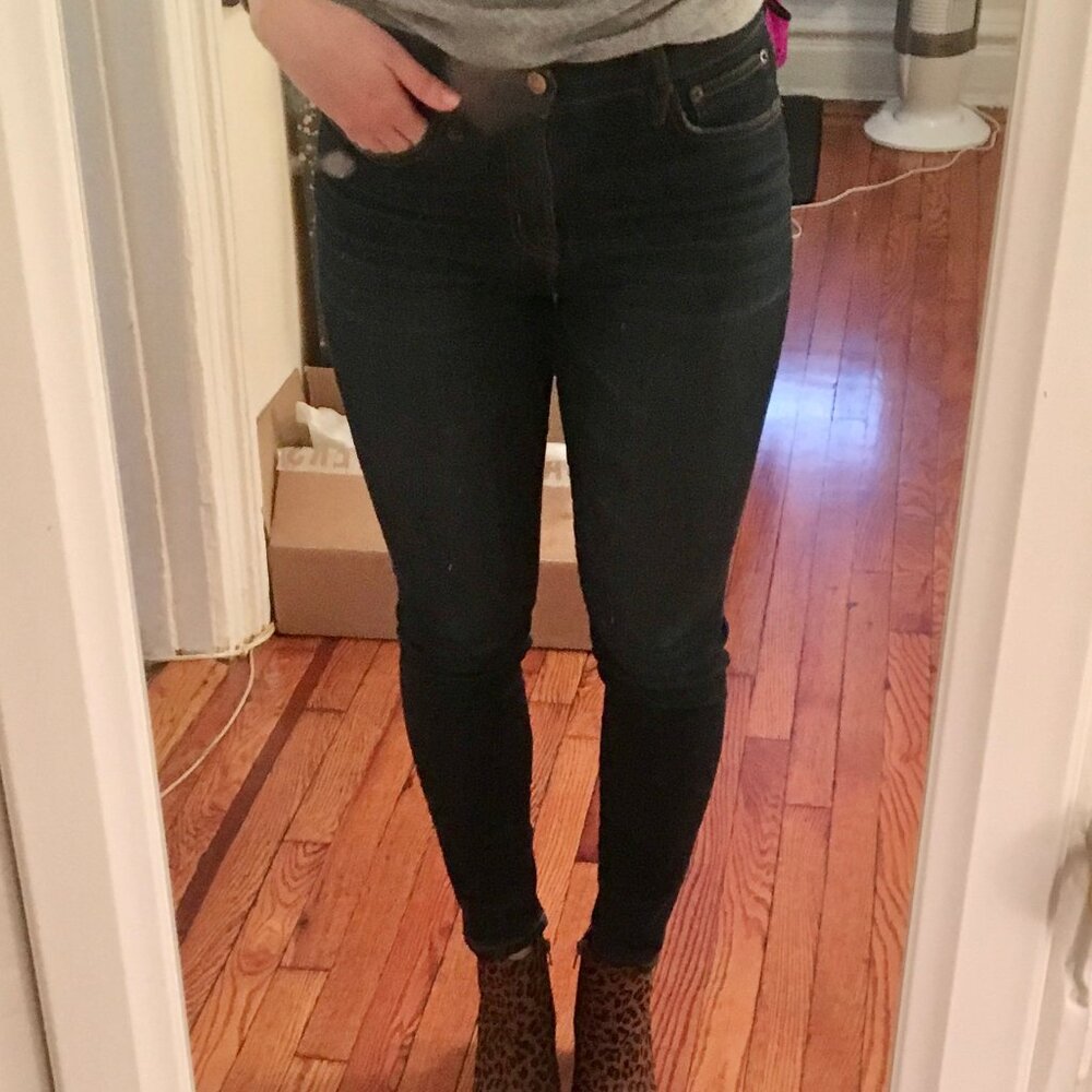 Madewell 9" Skinny High Rise Dark Wash Jean Size 26